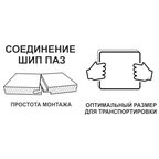Плита ДСП 11 мм влагостойкая 594x1815 мм. 1.078 м²