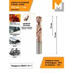 Сверло по металлу 10,5 мм - 1 шт. твердосплавное машзавод 1