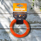 Леска для триммера Amigo звезда 1,6 мм х 15 м оранжевая (70116)