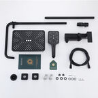 Душевая стойка Splenka S224 S224.24.06 черная, с изливом