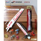 Полотно для сабельной пилы чугун металл 228х25х1,2мм CARBIDE TCT 8TPI Skrab 20874