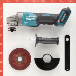 Шлифмашина угловая аккумуляторная Makita XGT GA013GZ 40 В d125 мм без АКБ и ЗУ (GA013GZ)