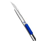 Нож строительный Vertextools 0045-9-1 пластиковый корпус сегментарное лезвие 190 мм