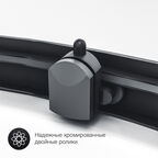 Душевой уголок Am.Pm Gem 120х80 W90G-404-120280-BT стекло прозрачное, профиль черный матовый