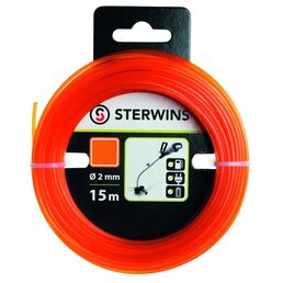 Леска для триммера Sterwins ø2 мм 15 м квадрат