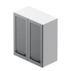 Комплект фасадов для пенала подвесного AM.PM Force M9FFCM0602GM 70x30 см МДФ цвет серый 2 шт