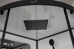 Душевая кабина Ceruttispa Viva VIVA101B 100x100 см, профиль черный