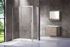 Душевой уголок Vincea Lugano VSR-1L9014CL-1 140х90