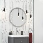 Плитка настенная Керамин Аляска 7Д 40x27.5 см 1.65 м² цвет белый