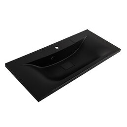 Раковина мебельная BelBagno 100 см BB1000/445-LV-ART-PR-NERO черная матовая
