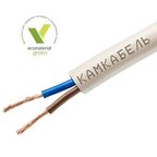Провод Камкабель ПВС 2x0.75 20 м ГОСТ цвет белый