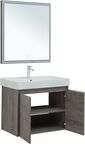Комплект мебели Aquanet Nova Lite 76 см подвесной (тумба с раковиной и зеркалом)