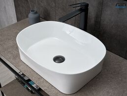 Раковина Gid Creativo N9028 накладная 53х36 белая
