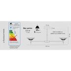 Люстра потолочная светодиодная Arte Lamp Alessia 25 м² регулируемый белый свет цвет золотой