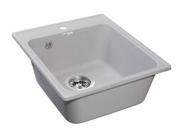 Кухонная мойка Granfest Quarz 42 см GF-Z17 серая