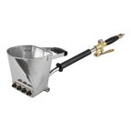 Ковш-хоппер пневматический Pegas Pneumatic 1/4 алюминиевый штукатурный (2721)