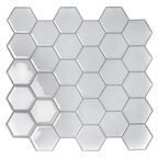 Комплект стеновых панелей ПВХ Соты белый 300x300x1.5 мм 0.465 м²