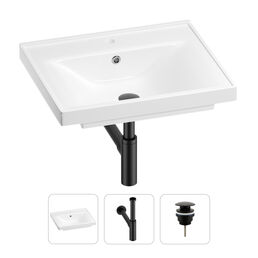 Раковина для ванной Wellsee FreeDom 201001492 в наборе 3 в 1