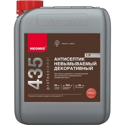 Декоративный невымываемый антисептик NEOMID 435 Н-435-5/к1:9 ряб