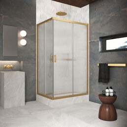 Душевой уголок Vegas-Glass ZA-F Protec 120x80 ZA-F Protec 120*80 03 Moru профиль золото матовое, стекло Moru
