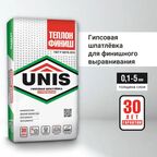 Шпаклевка гипсовая финишная Unis Теплон Финиш Супербелая 15 кг