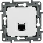 Розетка компьютерная встраиваемая Legrand Etika RJ-45 UTP cat 6 цвет белый