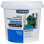 Эмаль Luxens акриловая полуматовая цвет изумрудный 0.9 кг