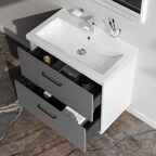 Комплект фасадов для тумбы AM.PM Force M9FFFF0802GM 33x76.5 см влагостойкая ЛДСП цвет серый 2 шт