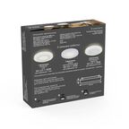 Светильник встраиваемый Gauss Backlight BL114 круглый 3 и 3 Вт свет тёплый белый