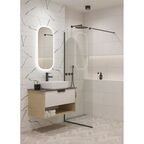 Настенная плитка LB Ceramics Одри 20x60 см 0.84 м² цвет розовый полосы