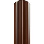 Штакетник GrandLine М-образный фигурный 1.5м коричневый