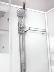 Душевая кабина River 90x90 TANA 90 BL стекло прозрачное, профиль черный