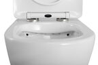 Подвесной унитаз BelBagno Uno BB7306CHR/SC безободковый, с крышкой микролифт, белый