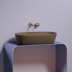 Раковина накладная Ceramica Nova Element 60 см CN6049MDB темно-коричневая матовая