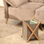 Корзина с крышкой Casy Home For Professionals, цвет бежевый