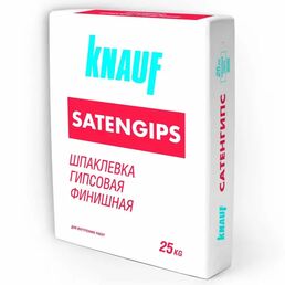 Шпаклёвка гипсовая финишная Knauf Сатенгипс 25 кг