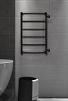 Полотенцесушитель водяной Indigo Arc 70х30 LASW70-30BR-б/п-50  черный