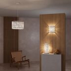 Настольная лампа декоративная Inspire ажурная цвет белый