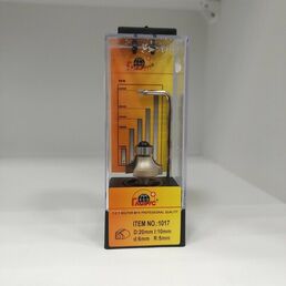 Фреза кромочная калевочная Глобус 1017 D:20mm I:10mm d:6mm Радиусная R:5mm Арт:1017R5D20d6
