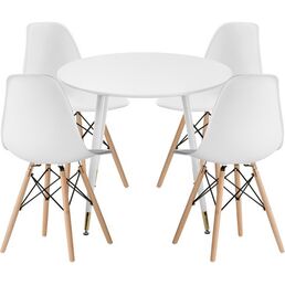 Стол кухонный Woodville Рута white