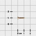 Саморезы универсальные потайные острые оцинкованные 2.5x12 40 шт.