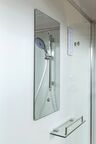 Душевая кабина AvaCan 110x110 D011SEL стекло матовое, профиль хром, с электрикой
