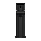 Смеситель для раковины Cersanit Brasko Black черный однорычажный с донным клапаном (63107)