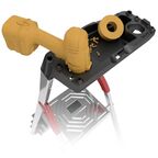 Стремянка алюминиевая Hailo 7 ступеней 8160-707, лоток для инструментов, максимальная нагрузка 150 кг