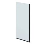 Ширма на ванну Mebelvann 50x130 см прозрачное стекло профиль черный