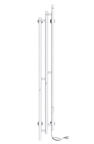 Полотенцесушитель электрический Indigo Sky 17x150 LSKE150-17WMRt  белый матовый
