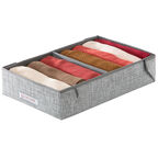 Ящик с отделениями Casy Home For Professionals 50x32x12см, серебряный