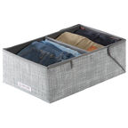 Ящик с отделениями Casy Home For Professionals 50x32x18см, серебряный