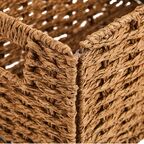 Корзина для хранения 30x15x18 см бумага цвет коричневый