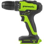 Дрель-шуруповерт аккумуляторная бесщеточная Greenworks GD24DD35 3704007, 24 В Li-Ion, без АКБ и ЗУ